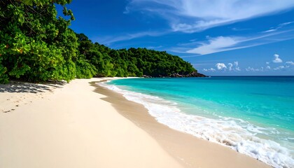 Tropical paradise beach scene (3)