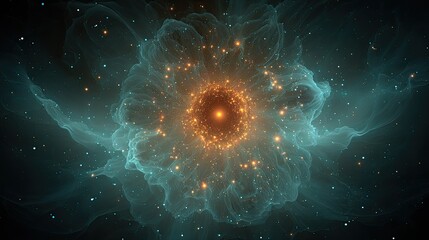 Cosmic flower nebula