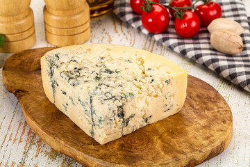 Gourmet blue cheese with mold