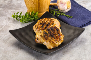 Two Tasty grilled chicken thighs