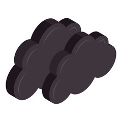 Modern design icon of cloud