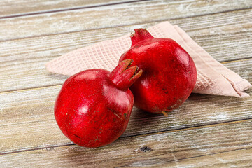 Fresh sweet juicy pomegranate fruit