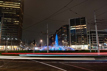 traffic at night
