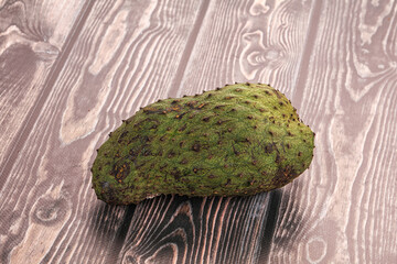 Ripe green sweet soursop fruit