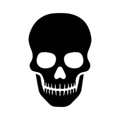 skull glyph icon