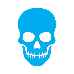 skull colored icon