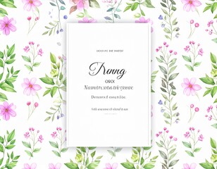 Generated image　植物のイラスト