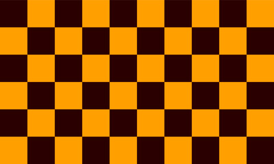 black and yellow checkered tablecloth, square block pattern checkerboard style, replete image design for fabric printing