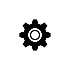 Obraz premium Gear Icon Symbol of Settings, Mechanics, and System Control