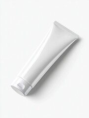 Sleek Skincare: Minimalist White Tube Mockup