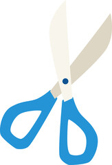 Blue Scissors Open For School Craft