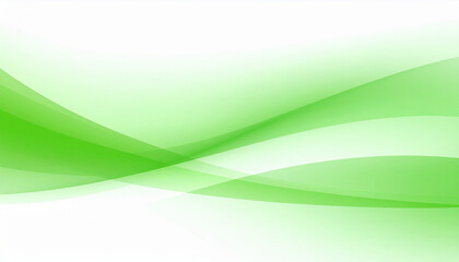 Smooth abstract green wave background with light and curved pattern design