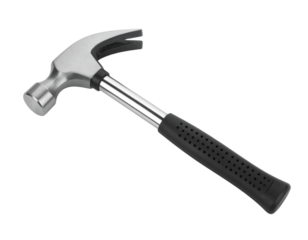 hammer on white background