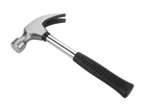 hammer on white background