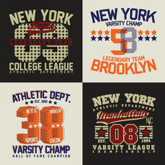 set of vintage labels and badges