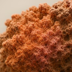 Detailed macro photo of coral reef surface texture close-up
