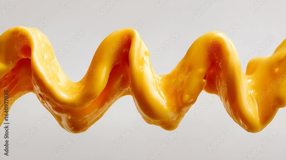 Poster abstract view of flowing organic material, highlighting its texture and fluid dynamics. artistic rep