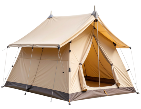 tent on white background
