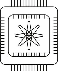 quantum computing icon