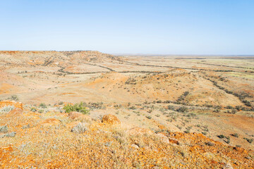 Deon's lookout view of the landscape around, Betoota, Australia