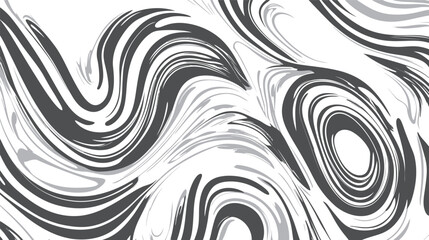Abstract vector graphic with swirl patterns in dynamic curves and flowing lines, featuring harmonious color transitions and artistic shapes, ideal for backgrounds, decorative elements, creative design