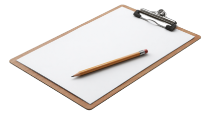 Blank clipboard with pencil (2)