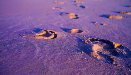 L'impronta del tempo nel deserto della memoria dove le tracce si cancellano mentre altre resistono all'erosione delle onde e del vento sulla sabbia