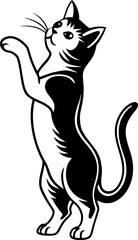 vector illustration of a cat