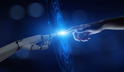 AI Robotics Interaction with Human Touch in a Digital Environment, Big Data and Analytics.