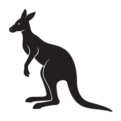 kangaroo vector illustration