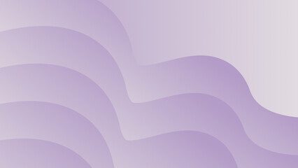 Serene Abstract Background of Overlapping Wavy Layers in Soft Lavender Tones