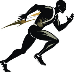 running man silhouette