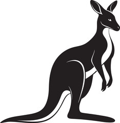 kangaroo vector illustration