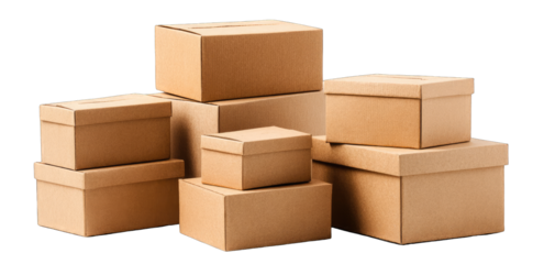 Stacked cardboard boxes (1)