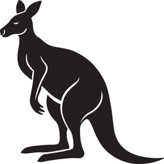kangaroo vector illustration
