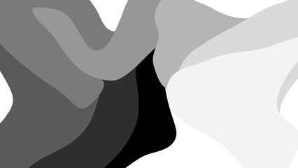 Monochrome shapes design background
