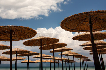 umbrellas on the beach