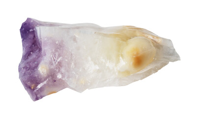unworked natural opal mineral cutout on white