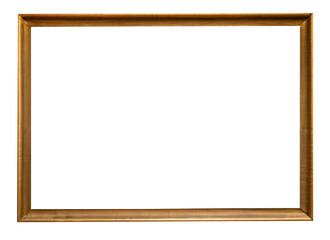 vintage horizontal narrow simple painting frame