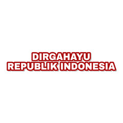 DIRGAHAYU REPUBLIK INDONESIA SIMPLE FONT