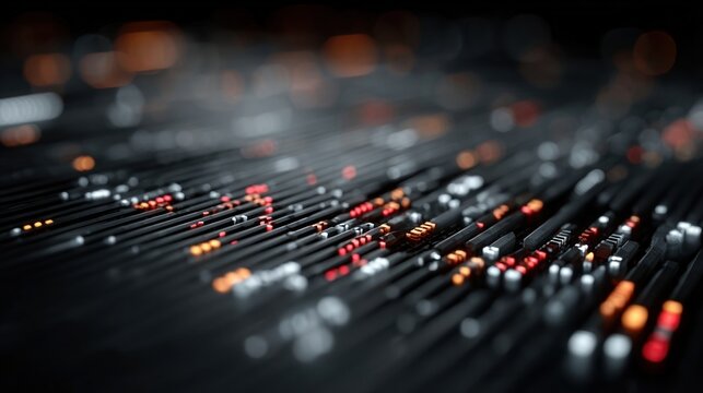 Business using AI and digital systems for secure data analysis