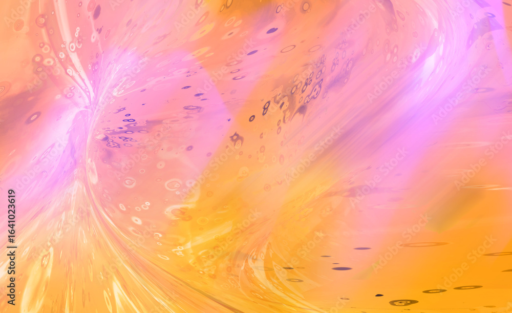 Poster abstract texture yellow background with smooth shapes in a modern design