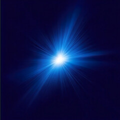 PNG blue light lens glow summer sky sunny rays shine sunshine sunbeam bright glowing vibrant...