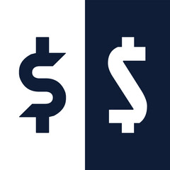 Fototapeta premium Dollar Icon Vector Art, Icons, and Graphics.