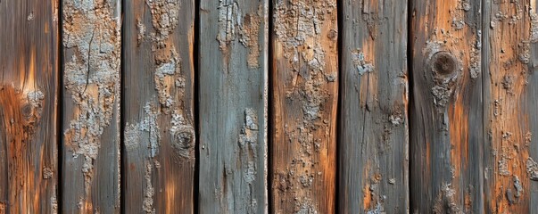 Old grunge dark wooden texture, focusing on the rich brown tones and intricate patterns of weathered wood, ideal for vintage or rustic aesthetics, Generative AI