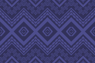 Ethnic Figure aztec embroidery style.Geometric ikat oriental traditional art pattern.Design for ethnic background,wallpaper,fashion,clothing,wrapping,fabric,element,sarong,graphic,vector illustration.