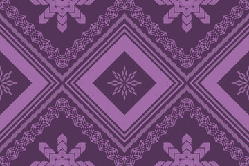 Ethnic Figure aztec embroidery style.Geometric ikat oriental traditional art pattern.Design for ethnic background,wallpaper,fashion,clothing,wrapping,fabric,element,sarong,graphic,vector illustration.