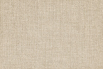 Brown linen fabric cloth texture for background, natural textile pattern.