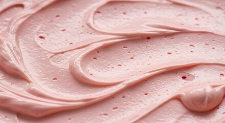 Pink Cream Swirl Texture Background