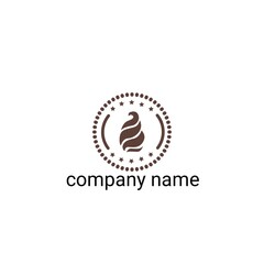 This logo features an elegant and symmetrical design with a dominant brown color, which gives a warm, professional and trustworthy impression.